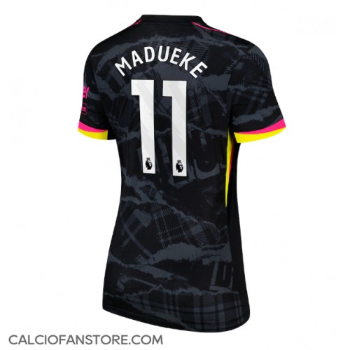 Maglia Calcio Chelsea Noni Madueke #11 Terza Divisa Donna 2024-25 Manica Corta